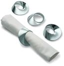 PHILIPPI Serviettenring, Nickel, 4 Stk Nickel, hochglanzpoliert