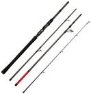Zeck Fishing Reiserute, (4-tlg), Zeck Troy 240/80 Spinnrute