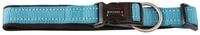 Wolters Hunde-Halsband Halsband Soft & Safe reflektierend aqua/schwarz