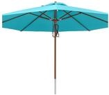 anndora-sonnenschirm Sonnenschirm 4m rund Gartenschirm Marktschirm, wasserabweisende