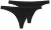 T-String SCHIESSER "95/5", Damen, Gr. 34, schwarz (000, schwarz), Single Jersey,