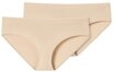Schiesser Hipster 2er Pack 95/5 Organic (Spar-Set, 2-St) Hipster - Baumwolle -