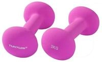 Tunturi Dumbbell 2er Set Kurzhantelset - Fitnessset - bunte Kurzhanteln mit...
