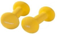 Tunturi Dumbbell 2er Set Kurzhantelset - Fitnessset - bunte Kurzhanteln mit Neopren