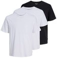 Jack & Jones Rundhalsshirt JJEORGANIC BASIC TEE SS O-NE 3PK MP NOOS (Packung,...
