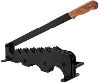 ECD Germany Holzspalter Handholzspalter mit Holzgriff aus Gusseisen...