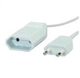 Bachmann Euro-Verl&auml;ngerung 230V/2,5A, wei&szlig; Stromkabel, Eurostecker, 2,5A, CEE 7/16,