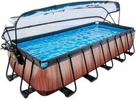 EXIT Framepool inkl. multifunktionaler Poolabdeckung (Set, 4-tlg), BxLxH:...