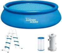 SUMMER WAVES Quick-Up Pool Quick Up Pool (Komplett Set, 5-tlg., Filtersystem,