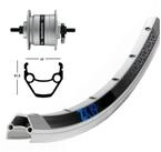 BikeParts Laufrad Bike-Parts Laufrad, Vorderrad 28x1.75 Nabendynamo DH-C3003...