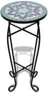 vidaXL Gartentisch 30 x 60 cm MOSAIK Beistelltisch Tisch Bistrotisch...