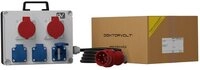 Doktorvolt Stromverteiler 2x16A 3x230V mit Kabel und Stecker Baustromverteiler