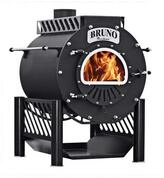 Bruno Kaminofen Bruno&reg; Werkstattofen Techno schwarz 15 kW Stahl A, 15 kW