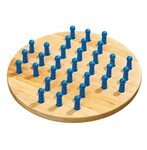 Philos Spiel, Solitaire - gro&szlig; - Eschenholz - 33 Spielsteine