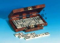 Philos Spielesammlung Domino Doppel 6 im Koffer 19x12x4cm