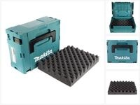 Makita Werkzeugkoffer MAKPAC 2 Systemkoffer - mit Universaleinlage f&uuml;r Makita 18 V