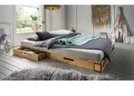 Wohngl&uuml;cklich Palettenbett Mia (Massivholzbett, schlicht, platzsparend, robust)