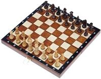 Philos Spiel Philos 2701 - Reiseschach magnetisch aus Naturholz, Feld 30 mm,...