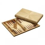 Philos Spiel Philos 1126 - Backgammon Milos, Eiche, gro&szlig;, Magnetverschluss