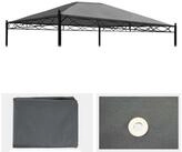 MCW Pavillon-Ersatzdach Calpe-E, 380 x 280 cm, UV-Schutz: UV50+, Witterungsfest...