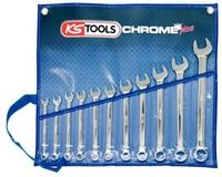 KS Tools Maulschl&uuml;ssel CHROMEplus Ringmaulschl&uuml;ssel-Satz, abgewinkelt, 11-tlg