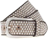 b.belt Lederg&uuml;rtel Zoe Silver Stud Belt aus echtem Leder