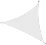 Sol Royal Sonnensegel Sonnensegel dreieckig 3x3x3m SolVision HS9, Wei&szlig;,