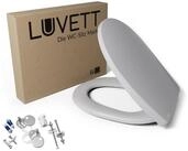 LUVETT WC-Sitz C100 mit Absenkautomatik, Duroplast sanit&auml;r, Universelle O-Form
