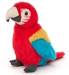 Uni-Toys Kuscheltier Papagei - verschiedene Modelle - Pl&uuml;sch-Vogel - Pl&uuml;schtier, zu