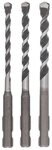 BOSCH Universalbohrer, (3 Teile), Mehrzweckbohrer-Set SDS Quick - 5,5 - 7 mm,