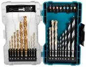 Makita Bit-Set E-07032 Bit und Bohrer Set 27 tlg. Phillips / Pozidriv / Torx /...