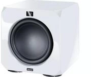 Magnat Omega CS 12 12 Zoll Aktiv-Subwoofer mit 1100 Watt, Klavierlack Weiss Subwoofer