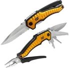 CAT Multitool Caterpillar Multitool XL mit Werkzeugen aus Edelstahl, 9 in 1 CAT-Werk