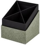 R&ouml;ssler B&uuml;ro-Set R&Ouml;SSLER Stiftek&ouml;cher S.O.H.O salbei 86x86x100mm