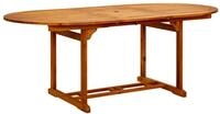 vidaXL Gartentisch 200 x 100 x 75 cm Gartentisch 200x100x74 cm Akazie...