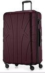Suitline Trolley S1, 4 Rollen, Gro&szlig;er Reisekoffer XL Koffer mit Erweiterung,