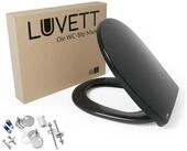 LUVETT WC-Sitz C100 mit Absenkautomatik, Duroplast sanit&auml;r, Universelle O-Form