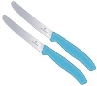 Victorinox Tafelmesser Tafelmesser Set Swiss Classic karibikblau, 6-teilig,...