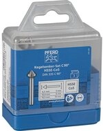 Pferd Senkbohrer PFERD TOOLS SET KES HSSE DIN 335 C90&deg; 3 25202155 Kegelsenker-Set