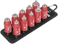 Wera Steckschl&uuml;ssel (10 St), Schraubendreher-Einsatz-Garnitur 3/8" VDE T20-45 und