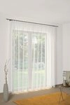 Wirth Gardine 7227 (1 St), Faltenband, halbtransparent, Store - Faltenband 1:3