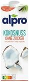 Alpro Pflanzenmilch, Alpro Kokosnussdrink unges&uuml;&szlig;t mit Calcium und Vitaminen...