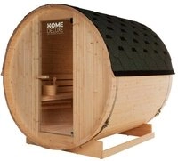 HOME DELUXE Fasssauna Outdoor Fasssauna LAHTI, BxTxH: 189 x 180 x 191.5 cm