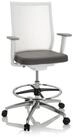 hjh OFFICE Drehstuhl Counterstuhl Aspen Work W Stoff / Netzstoff (1 St), Arbeitsstuhl
