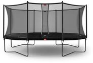 Berg Gartentrampolin oval 520x345cm schwarz Sicherheitsnetz Comfort Grand...