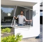 Windhager Insektenschutz-Fensterrahmen Plus, Fliegengitter Spannrahmen aus Alu...