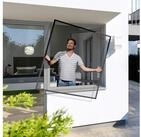 Windhager Insektenschutz-Fensterrahmen Plus aus robusten Fieberglasgewebe,