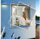 Windhager Insektenschutz-Fensterrahmen Expert, Spannrahmen f&uuml;r Fenster mit