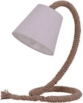n&auml;ve Tischleuchte Rope, ohne Leuchtmittel, Exkl. 1x E14 max. 40W,Fu&szlig;: Juteseil