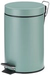 kela Kosmetikeimer MONACO, Metall, Jadegr&uuml;n, Schwarz, 3 Liter, mit Schwingdeckel
